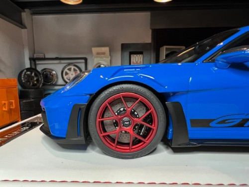 Ivy 1:18 Porsche 911 GT3 RS Shark Blue/Red IV18065BR [Width 11 Length 26 Height 7 cm] 8