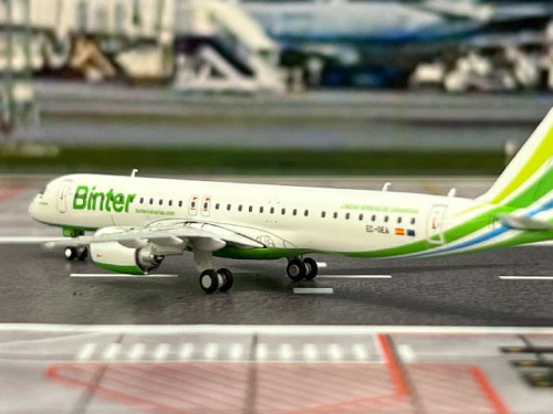 Gemini Jets 1:400 Binter Canarias E195-E2 EC-OEA GJ2281 [Width 9 Length 10 Height 2.5 cm] 8