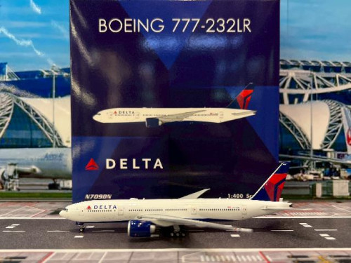 Phoenix 1:400 Delta B777-200LR N709DN P4670 [Width 16 Length 16 Height 4.5 cm]