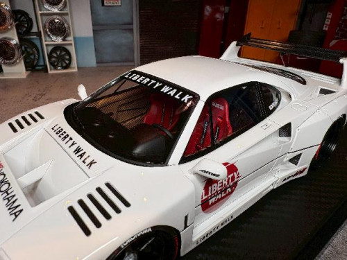 Ignition 1:18 LB-Works 40 White IG3752 [Width 10 Length 25 Height 7 cm] 9