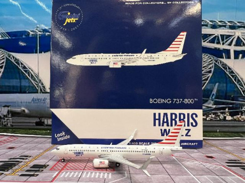 Gemini Jets 1:400 Harris-Walz 737-800W N778MA GJ2322