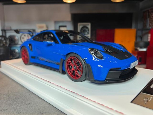 Ivy 1:18 Porsche 911 GT3 RS Shark Blue/Red IV18065BR [Width 11 Length 26 Height 7 cm] 1