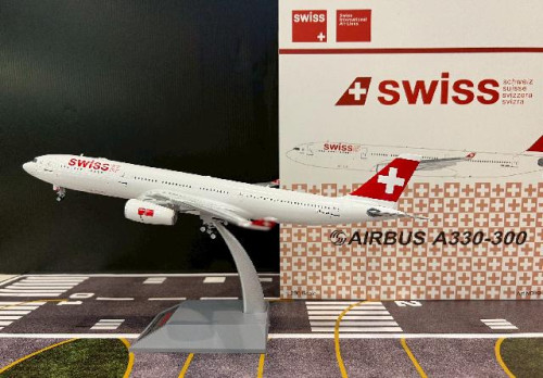 Inflight 1:200 Swiss A330-300 HB-JHH B333JHH  [Width 30 Length 31 Height 8.5 cm]