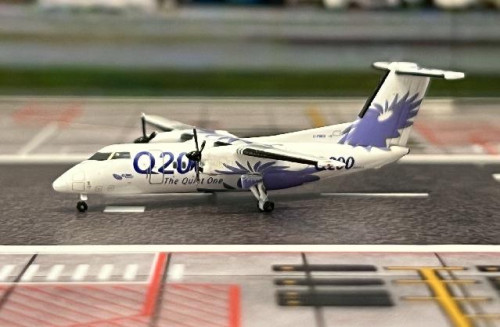 JC Wings 1:400 Bombardier Dash 8-Q200 C-FBCS LH4295 [Width 6.5 Length 5.5 Height 1.5 cm] 1