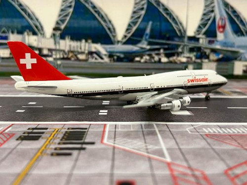 JC Wings 1:400 Swissair 747-300 HB-IGF XX40281 [Width 16 Length 17.5 Height 4.5 cm] 4
