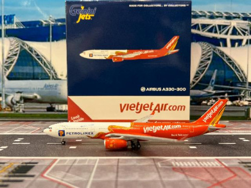 Gemini Jets 1:400 VietJet A330-300 VN-A811 GJ2080 [Width 15 Length 16 Height 4 cm]