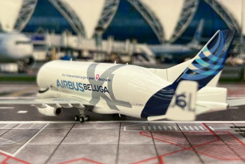 JC Wings 1:400 Airbus A330-743L Beluga XL6 F-GXLO LH4358 [Width 15 Length 16 Height 4.5 cm] 8