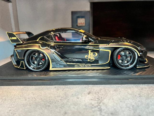 Ignition:IG2656 1:18 LB-Works Toyota Supra (A90) Black [Width 10 Length 27 Height 7 cms] 4