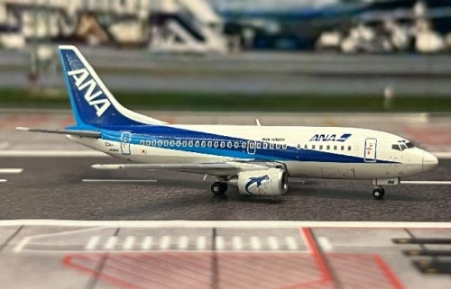 JC Wings 1:400 ANA 737-500 JA8195 EW4735003 [Width 7 Length 7.5 Height 2.5 cm] 2