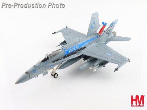 Hobby Master 1:72 F/A-18C 163702,VMFA-112 Cowboys HA3581 [Width 17 Length 24 Height 7 cms]