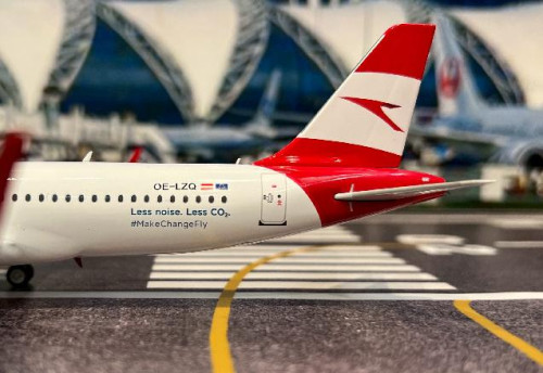 JFox 1:200 Austrian A320-271N OE-LZQ JFA320065 [Width 17 Length 18.5 Height 6 Cm] 6