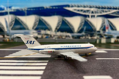 Inflight 1:200 SAS BAC 111-301AG G-ATPL IF111SK1125 [Width 13 Length 14 Height 3.5 cm] 4
