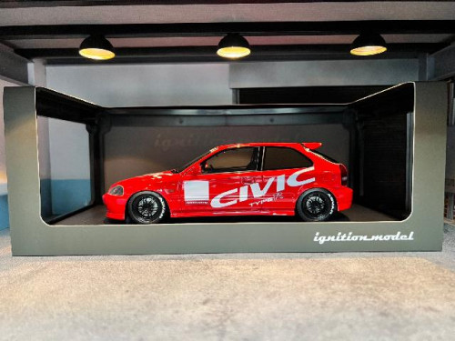 Ignition IG2680 1:18 Honda Civic(EK9) Type R Red [Width 9 Length 23 Height 7 cm] 9