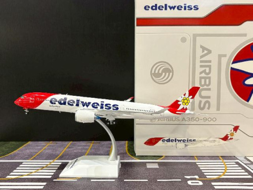 JCWings 1:200 Edelweiss A350-900XWB HB-IHC XX20569 [Width 32 Length 35 Height 7 cm]