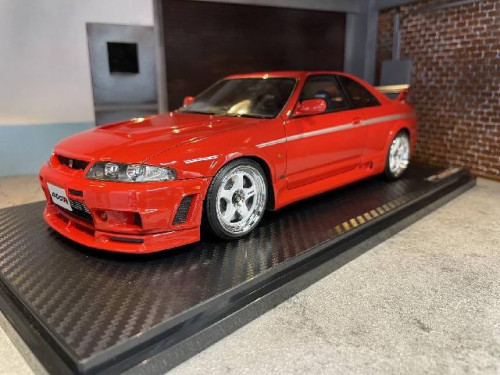 Ignition:IG2253 1:18 Nismo R33 GT-R 400R Red [Width 10 Length 25 Height 7 cms]  