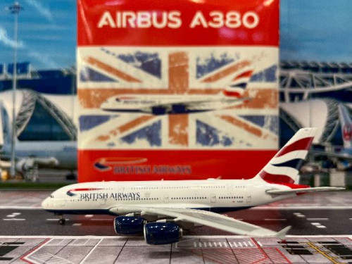 Phoenix 1:400 British A380 G-XLEE P4636 [Width 20 Length 18 Height 5 cms]