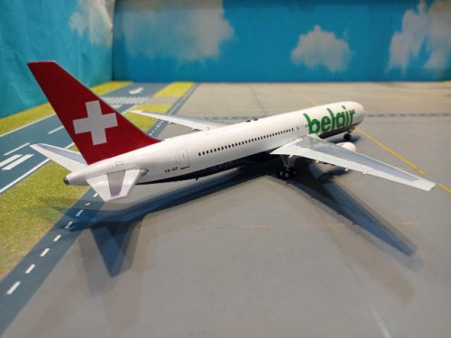 IF763471223 1:200 Belair 767-3Q8ER HB-ISE [Width 24 Length 27 Height 8 cms] 4