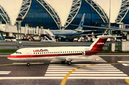 Inflight 1:200 USAir BAC 111-203AE One-Eleven N1547 IF111US0325 [Width 13 Length 13 Height 3.5 cm] 1