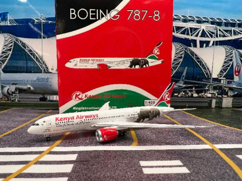 Phoenix 1:400 Kenya 787-8 5Y-KZD PH1950 [Width 15 Length 14 Height 4 cm]