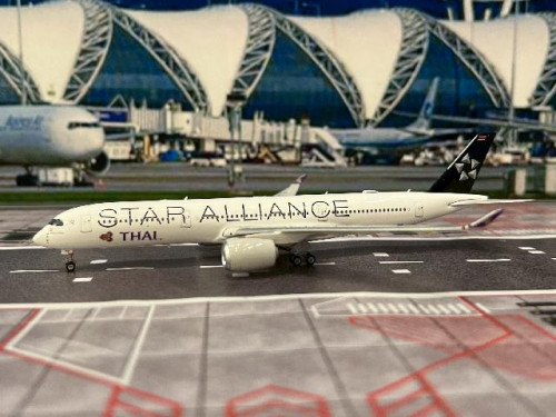 Phoenix 1:400 Thai Airways A350-900 HS-THU Star Alliance PH1981 1