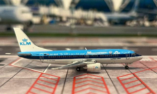 JC Wings 1:400 KLM 737-300 PH-BDD XX4996 [Width 7 Length 8 Height 2.5 cm] 6