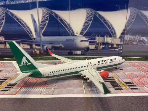 Gemini Jets 1:200 Mexicana 737-800W XA-ASM G21303 [Width 18 Length 18.5 Height 6 cm] 3