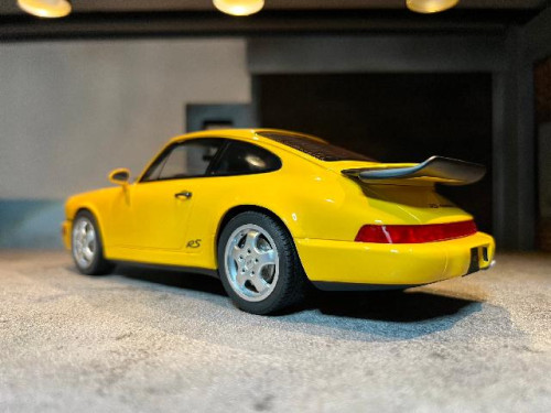 GT385 1:18 Porsche 964RS Yellow  [Width 10 Length 24 Height 7 cms] 2