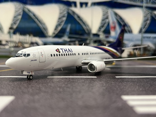 JC Wings 1:200 Thai Airways B737-400 Last Flight HS-TDG XX20132 [Width 14 Length 18.5 Height 5.5 cm] 6