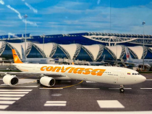 Gemini Jets 1:200 Conviasa A340-600 YV3545 G21355 [Width 31.5 Length 36.5 Height 8 cm] 2