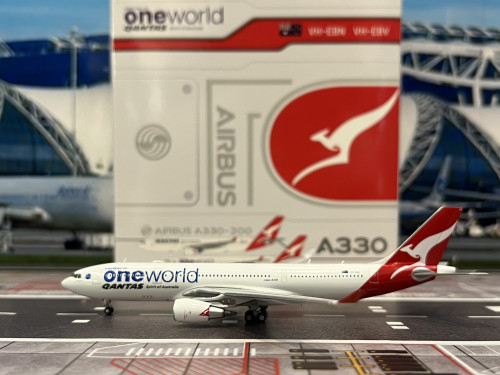 JC Wings 1:400 Qantas A330-200 VH-EBV Oneworld XX40246 [Width 15 Length 15 Height 4 cm]  