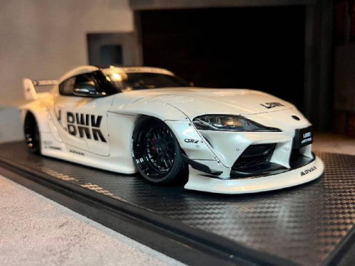 IG2648 1:18 LB-Works Toyota Supra(A90) Whi [Width 10 Length 25 Height 7 cms] 1