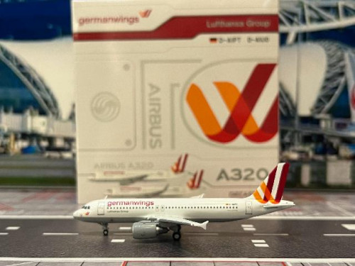  JC Wings 1:400 Germanwings A320 D-AIPT New Livery XX40643 [Width 9 Length 9 Height 3 cm]