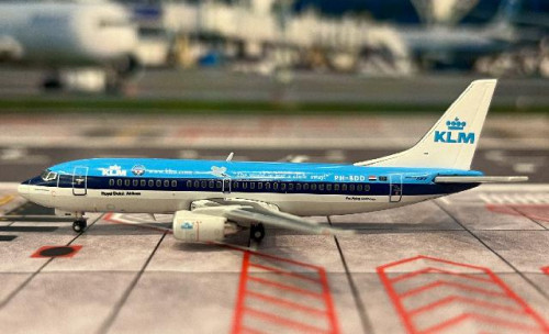 JC Wings 1:400 KLM 737-300 PH-BDD XX4996 [Width 7 Length 8 Height 2.5 cm] 5