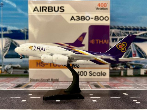  Aviation 1:400 Thai A380-800 HS-TUC AV4291 [Width 20 Length 18 Height 5 cm]