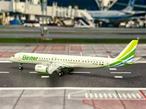 Gemini Jets 1:400 Binter Canarias E195-E2 EC-OEA GJ2281 [Width 9 Length 10 Height 2.5 cm] 3
