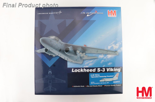 Hobby Master 1:72 S-3B Viking,160155,VS-33 Screwbirds USS Stennis 2001 HA4913 8