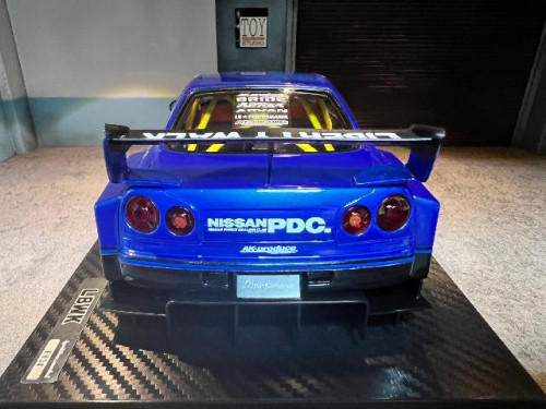 IG2705 1:400 LB-ER34 Super Silhouette Skyline Blue/Black [Width 10 Length 27 Height 8 cms] 7