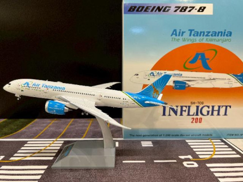 Inflight 1:200 Air Tanzania 787-8 5H-TCG IF788TC0725 [Width 30 Length 31 Height 8 cm]