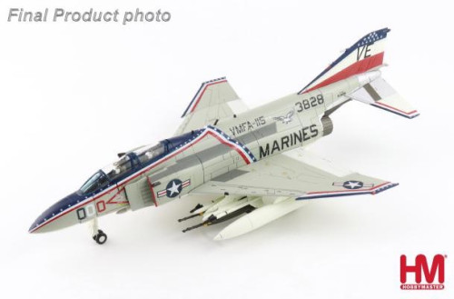 Hobby Master 1:72 F-4J [153828] US Marines HA19078 [Width 16.5 Length 24.5 Height 7 cm]