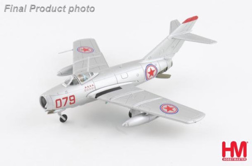 Hobby Master 1:72 MIG-15bis Red 079 North Korea HA2430 [Width 14 Length 14 Height 4 cm]