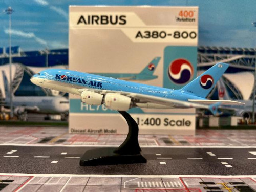 Aviation 1:400 Korean A380-861 HL7619 AV4284 [Width 20 Length 18 Height 5 cm]