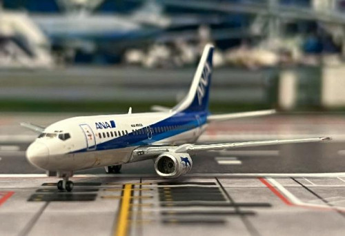 JC Wings 1:400 ANA 737-500 JA8195 EW4735003 [Width 7 Length 7.5 Height 2.5 cm] 7