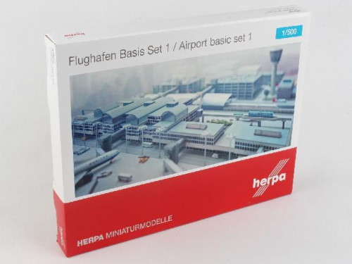 Herpa Wings: HW520362 1:500 Airport Basic set 1 
