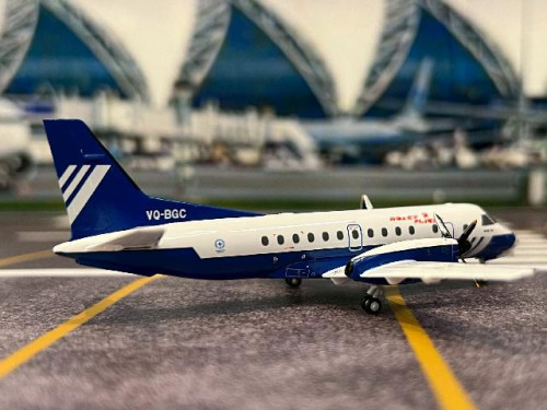 JC Wing 1:200 Polet Flight Saab 340B VQ-BGC XX20464 [Width 10.5 Length 9.5 Height 3 cm] 4