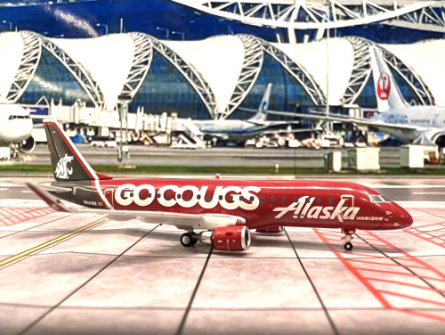 Gemini Jets 1:400 Alaska/Horizon Air E175LR N661QX 'Go Cougs' GJ2250 1