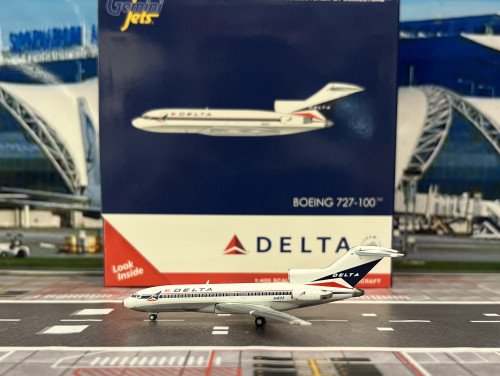 Gemini Jets 1:400 Delta Air Lines B727-100 N1633 “widget” [polished belly] GJ2355
