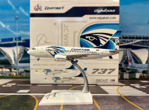 JCWings 1:200 Egyptair 737-500 SU-GBH XX20247 [Width 14 Length 15.5 Height 4.5 cm]