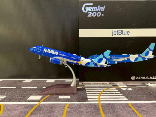 Gemini Jets 1:200 JetBlue A320-200 N547JB G21337 [Width 17 Length 18.5 Height 6 Cm]