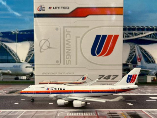 JC Wings 1:400 United B747-400 N185UA 