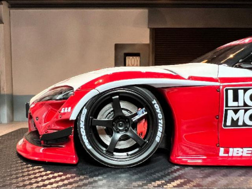 IG2651 1:18 LB-Works Toyota Supra (A90) White/Red [Width 10 Length 24 Height 7 cms] 8